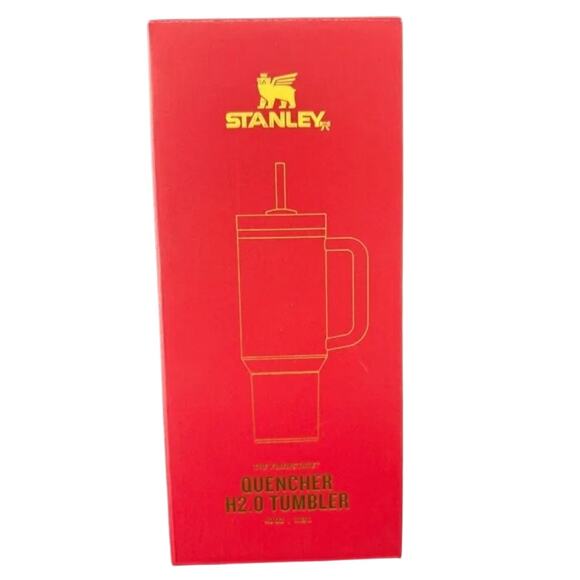 NEW Stanley The Quencher H2.0 Flowstate™ Tumbler | 40 OZ Scarlet Tinsel - Picture 5 of 11